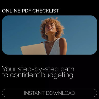 Money Mastery Checklist: Figure Out Your Money | Printable Budget Planner, Digital Download for How to Figure Out Your Budget, Personal Finance Organizer