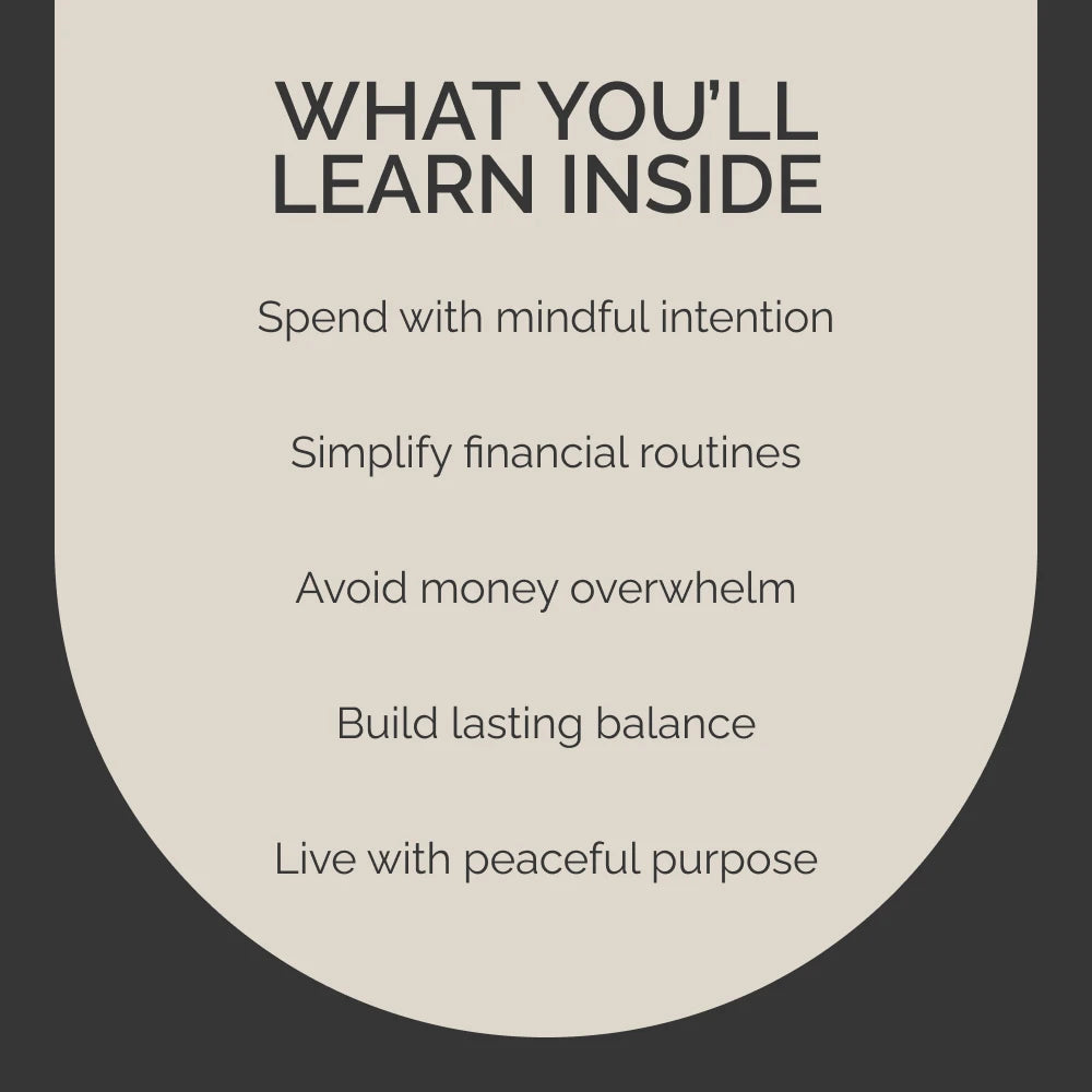 The Peaceful Power of Minimalist Money Habits | Digital Guide for Simplified Finances | Find Clarity, Calm, and Control with Minimalist Money Habits