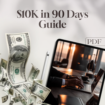 $10K in 90 Days: Your Bold & Brilliant Blueprint to Fast-Track Savings | How to Save $10K in 3 Months Guide | Digital Download eBook & Action Plan