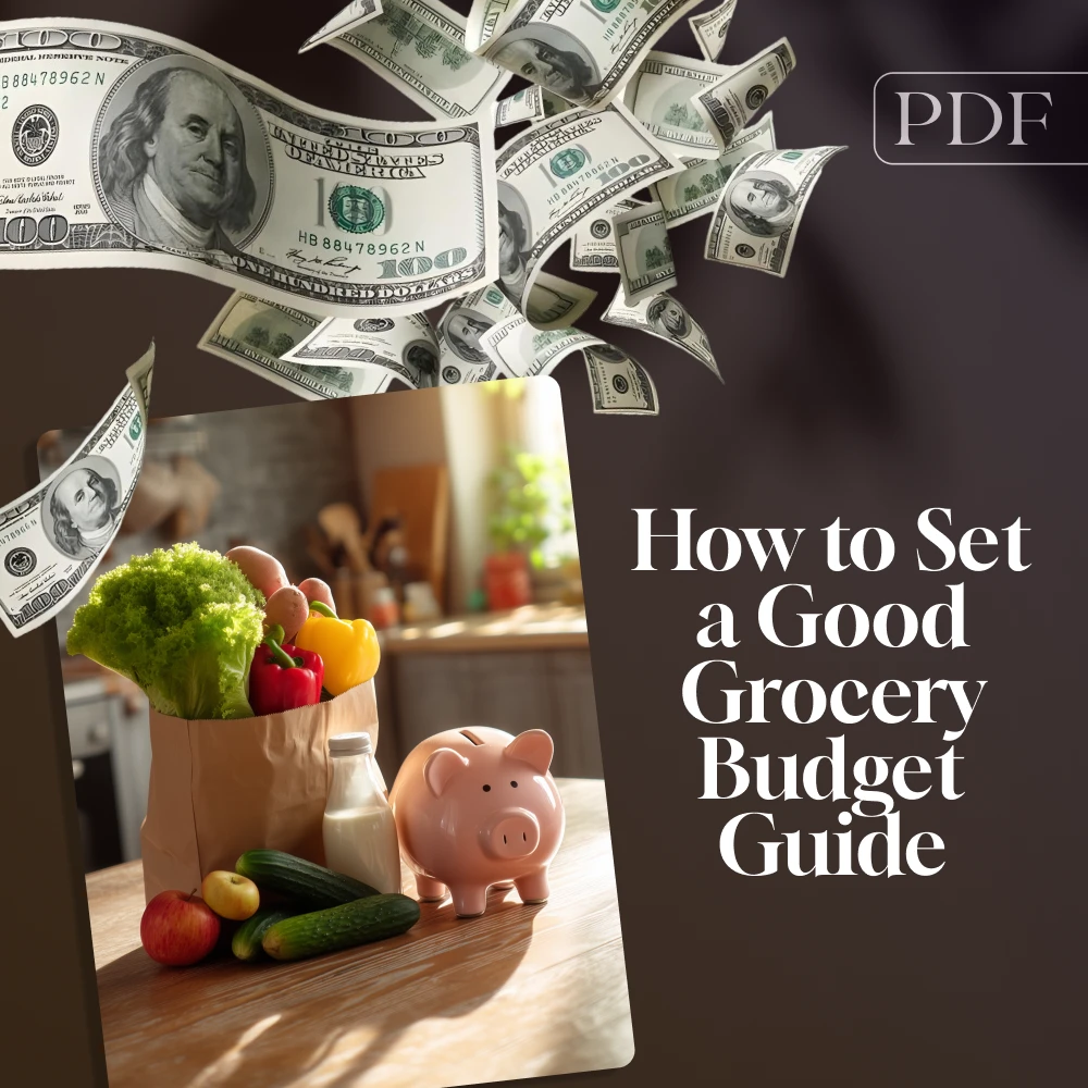 Smart Spending: How to Set a Good Grocery Budget That Works for You | Budget Grocery Shopping Guide | Digital Download for Meal Planning, Money-Saving Tips & Family Grocery Planning