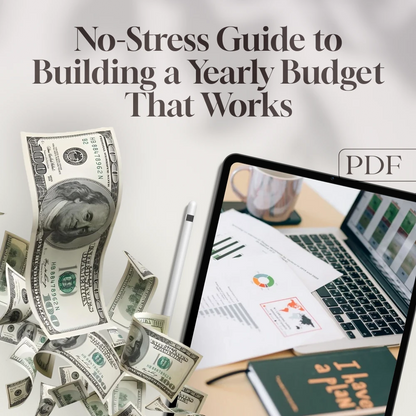 Your Year, Your Money: The No-Stress Guide to Building a Yearly Budget That Works | How to Make a Yearly Budget Digital Download, Budgeting Guide PDF