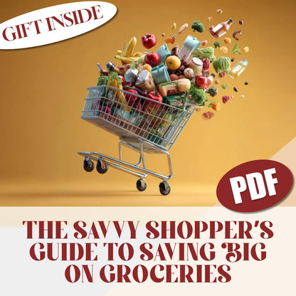 Smart Cart: The Savvy Shopper’s Guide to Saving Big on Groceries – Digital Guide | How to Save Money Food Shopping eBook | Budget Meal Planner & Grocery Checklist